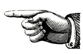 pointing finger